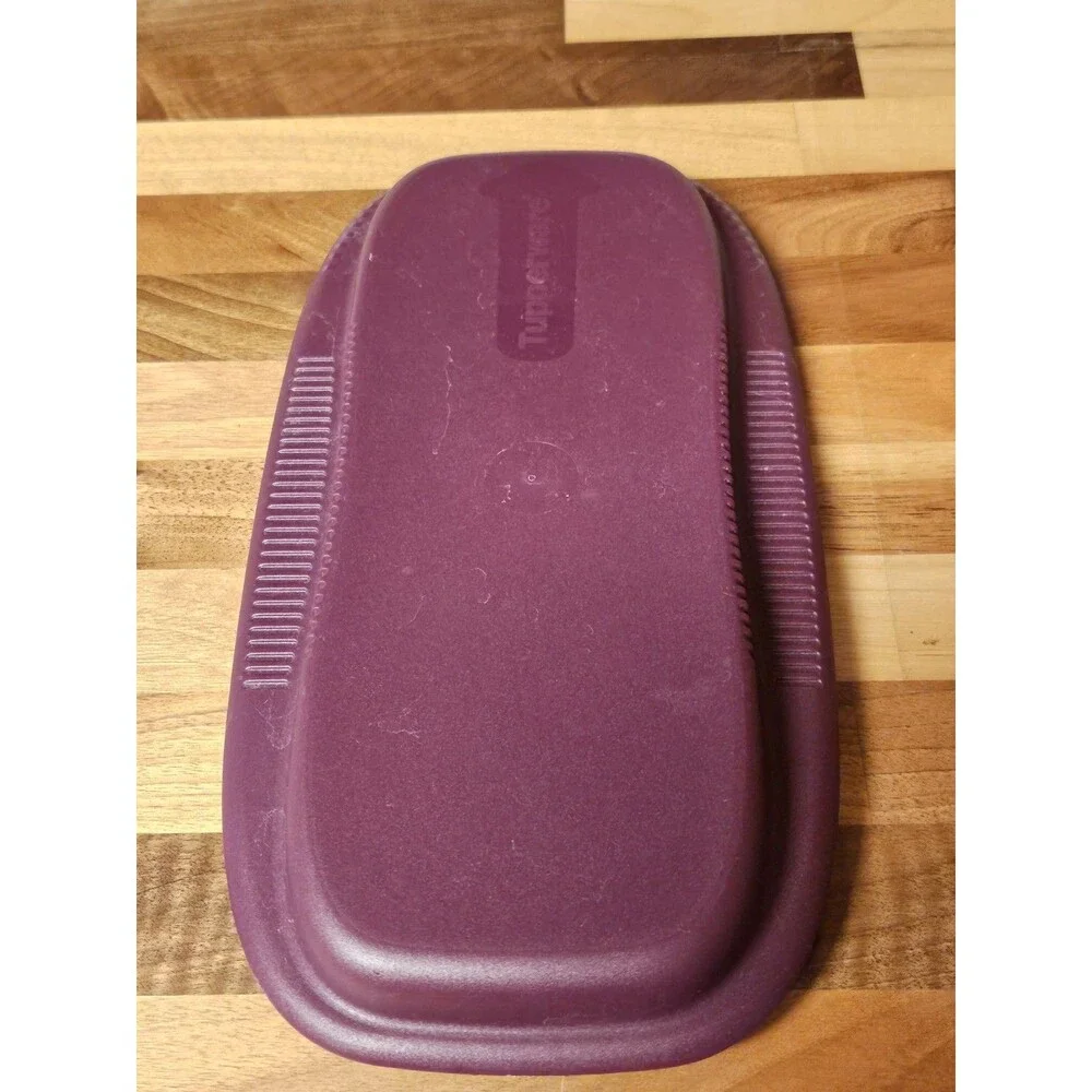 Tupperware Purple Microwave Pasta Maker Steamer Replacement Lid Only 7209A